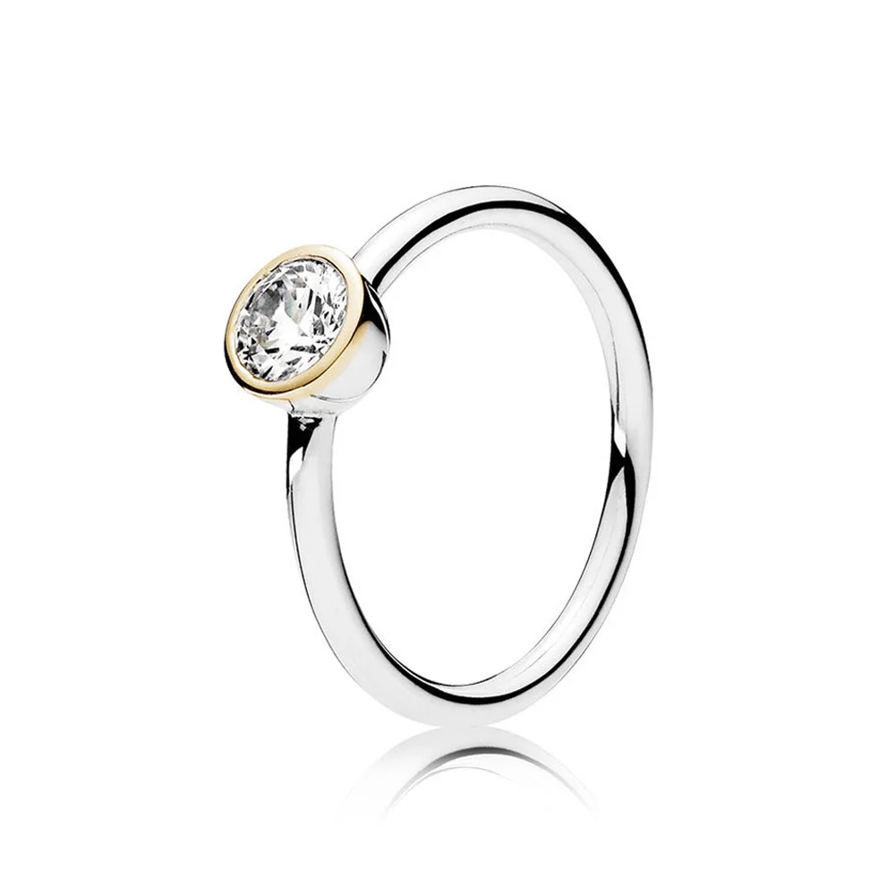 

Authentic 925 Sterling Silver Petite Circle Fashion Ring For Women Gift DIY Jewelry