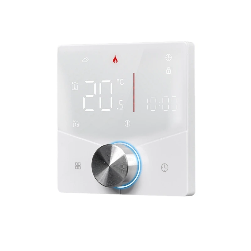 Wifi GB Graffiti Smart Home Floor Heating Thermostat Knob Switch App Remote Timing Energy Saving Thermostat
Wifi GB Graffiti Smart Home Floor Heating Thermostat Knob Switch App Remote Timing Energy Saving Thermostat