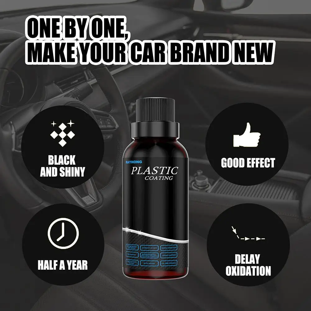 Rayhong Automotive Plastic Refurbishment Agent Car Panel Dust-proof Interior 50ml Dashboard Refurbishment Agent Wax Polishi J5H9
Rayhong Automotive Plastic Refurbishment Agent Car Panel Dust-proof Interior 50ml Dashboard Refurbishment Agent Wax Polishi J5H9