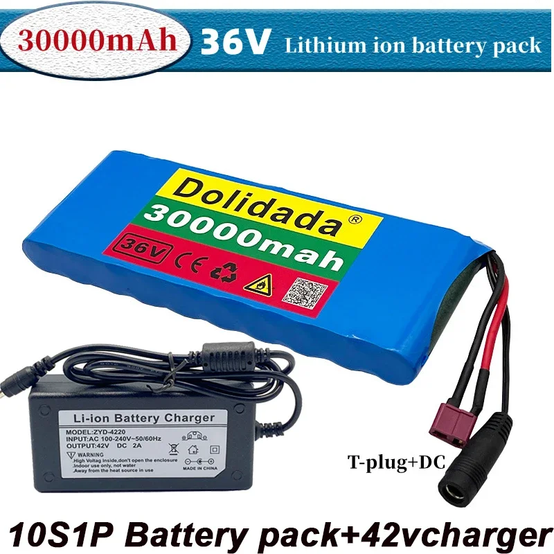 100% Original New 36V 30000mAh 10S1P 18650 Lithium Ion Rechargeable Battery Pack Electric Bicycle Scooter Belt 20A BMS 30Ah
100% Original New 36V 30000mAh 10S1P 18650 Lithium Ion Rechargeable Battery Pack Electric Bicycle Scooter Belt 20A BMS 30Ah