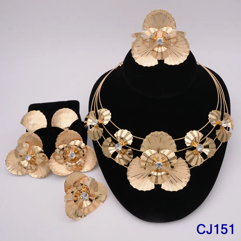 Dubai Gold Color Jewelry Sets For Women Indian Earring & Necklace Nigeria Moroccan Bridal Wedding Party Gifts
Dubai Gold Color Jewelry Sets For Women Indian Earring & Necklace Nigeria Moroccan Bridal Wedding Party Gifts