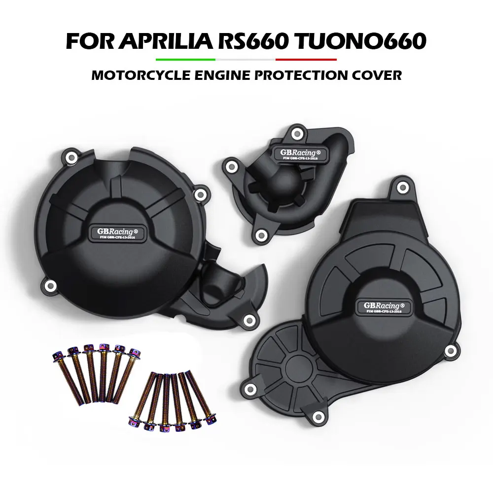 

Motorcycles Engine Covers Protectors For Aprilia RS660 TUONO660 2021 2022 2023 For GB Racing Protection Set Case Accessories
