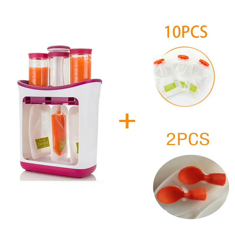 Dropshipping Baby Food Maker Squeeze Food Station Organic Food For Newborn Fresh Fruit Container Storage Baby Feeding Maker
Dropshipping Baby Food Maker Squeeze Food Station Organic Food For Newborn Fresh Fruit Container Storage Baby Feeding Maker