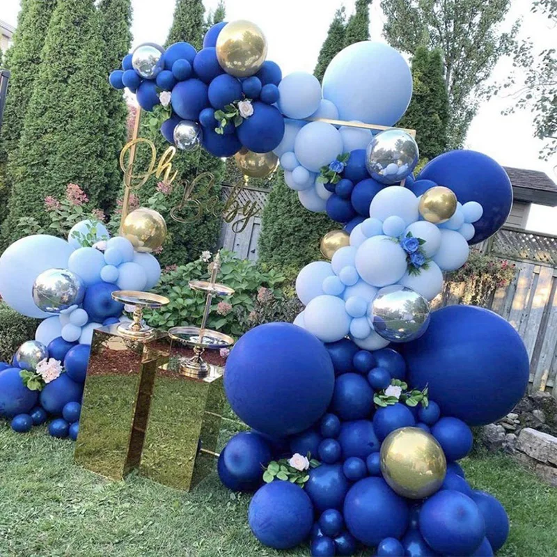 Noble Dark Blue Macaron Blue Balloons Garlands Silver Gold Balloon Arch For Birthday Baby Shower Anniversary Party Decor
Noble Dark Blue Macaron Blue Balloons Garlands Silver Gold Balloon Arch For Birthday Baby Shower Anniversary Party Decor