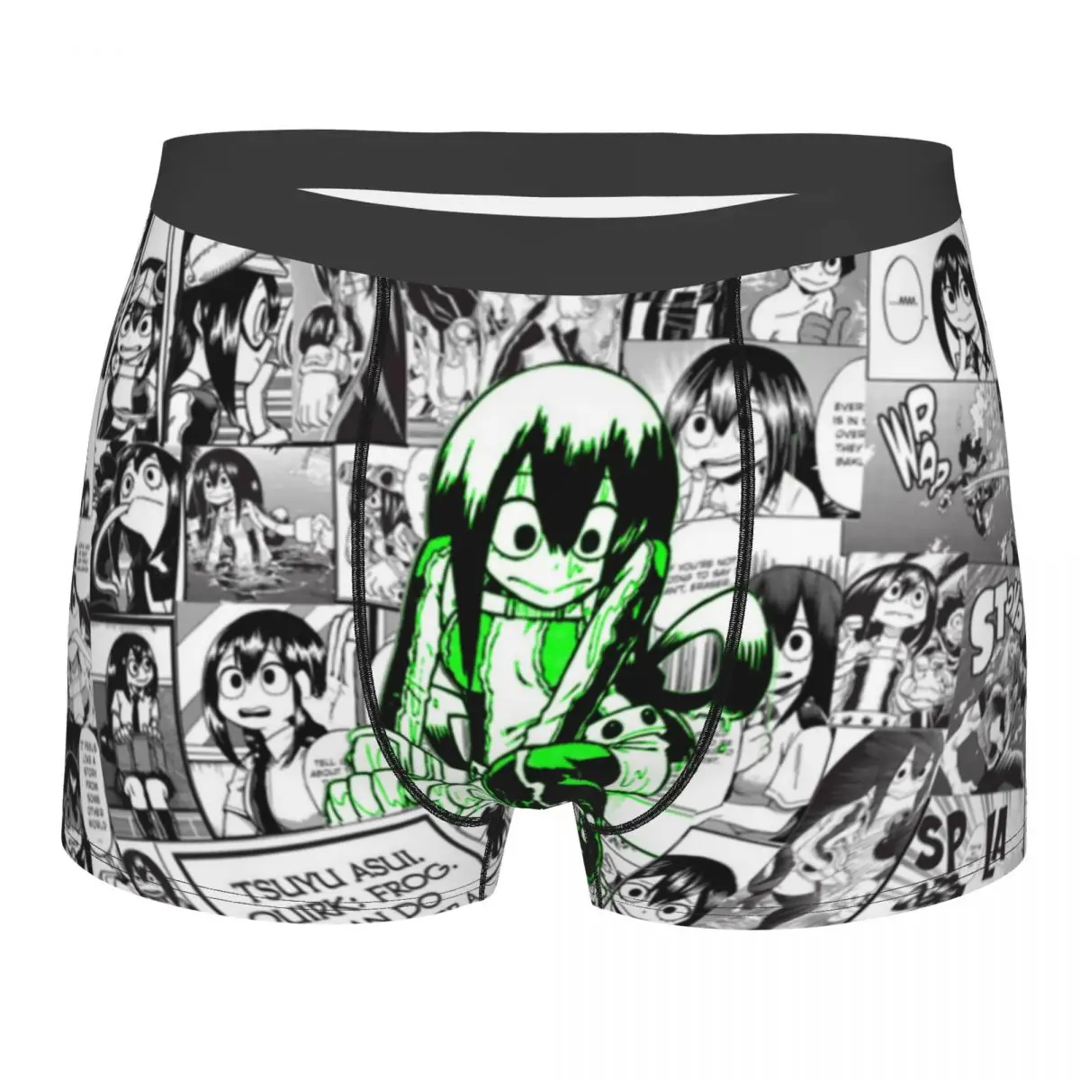 Humor Boxer Shorts Panties Briefs Man Froppy Hops Into Battle Underwear My Hero Academia Manga Anime Soft Underpants for Homme
Humor Boxer Shorts Panties Briefs Man Froppy Hops Into Battle Underwear My Hero Academia Manga Anime Soft Underpants for Homme