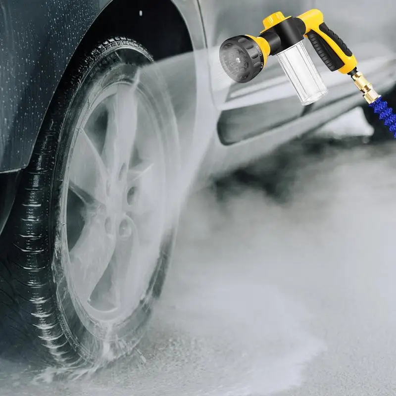 Water Hose Nozzle Sprayer 8 In 1 High Pressure Hose Spray Garden Water Guns With Foam Soap Dispenser Adjustable Sprayer
Water Hose Nozzle Sprayer 8 In 1 High Pressure Hose Spray Garden Water Guns With Foam Soap Dispenser Adjustable Sprayer