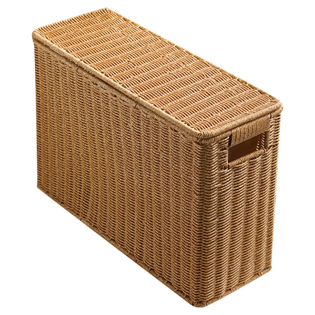 Wicker Storage Baskets Lids Rectangular Woven Shelf Baskets Rattan Storage Bins Laundry Hamper Magazine Basket Narrow
Wicker Storage Baskets Lids Rectangular Woven Shelf Baskets Rattan Storage Bins Laundry Hamper Magazine Basket Narrow