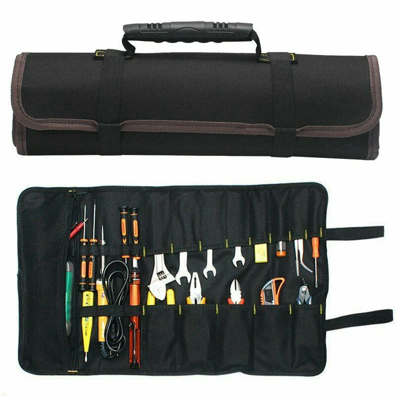 1 Pcs New Multi-Purpose 22 Pockets Canvas Oxford Cloth Roll Practical Spanner Tools Organizer Folding Pouch 58 * 35.5 Cm
1 Pcs New Multi-Purpose 22 Pockets Canvas Oxford Cloth Roll Practical Spanner Tools Organizer Folding Pouch 58 * 35.5 Cm