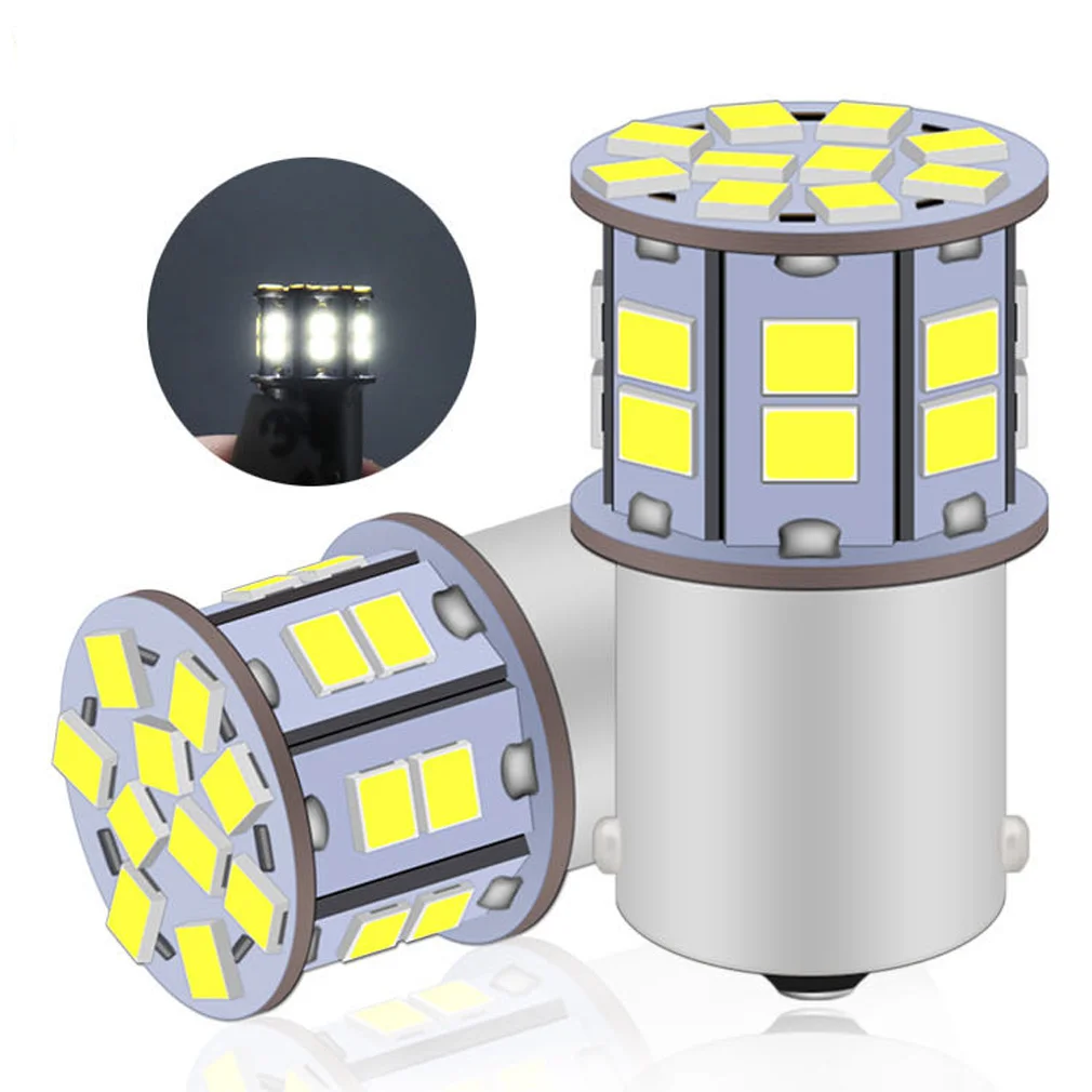2Pcs 1156 BA15S P21W LED BAU15S PY21W BAY15D LED Bulb 1157 P21/5W R5W 24pcs 2835SMD Auto Lamp Bulbs Car LED Light 12V 6000K
2Pcs 1156 BA15S P21W LED BAU15S PY21W BAY15D LED Bulb 1157 P21/5W R5W 24pcs 2835SMD Auto Lamp Bulbs Car LED Light 12V 6000K