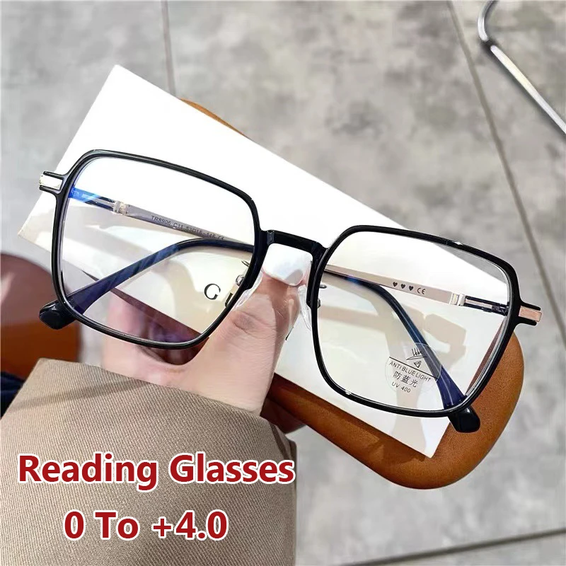 Blue Light Blocking Reading Glasses Men Women Square Finished Far Sight Eyeglasses Luxury Oversized Ladies Presbyopia Eyewear
Blue Light Blocking Reading Glasses Men Women Square Finished Far Sight Eyeglasses Luxury Oversized Ladies Presbyopia Eyewear