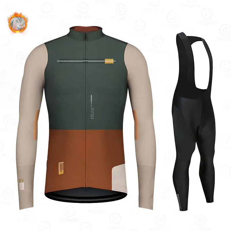Raphaful Men's Long Sleeve Cycling Bib Set, Fleece Jersey, Warm and Cold Resistant, MTB, New, Winter, 2023
Raphaful Men's Long Sleeve Cycling Bib Set, Fleece Jersey, Warm and Cold Resistant, MTB, New, Winter, 2023