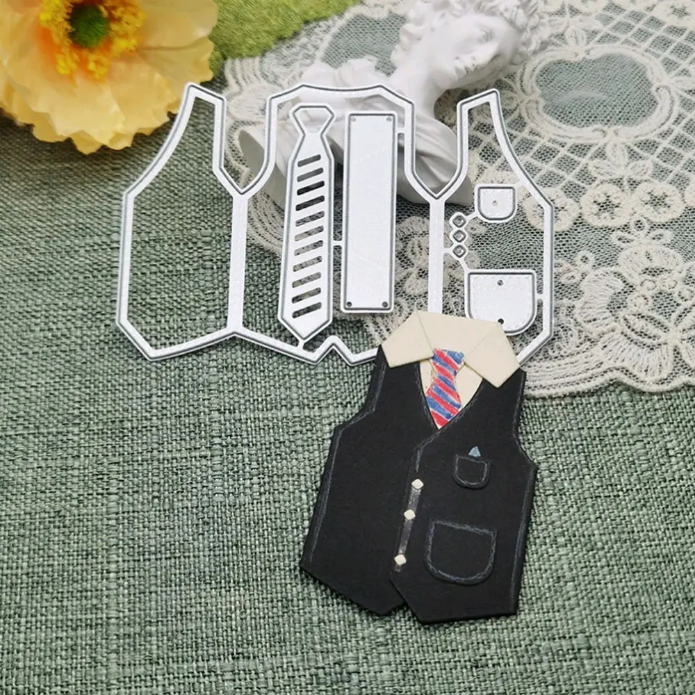 1x Men's Vest Metal Cutting Dies Craft Stencil Templates For Diy Scrapbooking Album Paper Card Making Embossing Dies New Arrival
1x Men's Vest Metal Cutting Dies Craft Stencil Templates For Diy Scrapbooking Album Paper Card Making Embossing Dies New Arrival