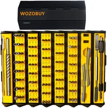 WOZOBUY 128 in 1 Precision Screwdriver Set,Electronics Repair Tool Kit for Cell Phone,Laptop,iPad,Watch,Tablet,PC,Xbox,ps4
WOZOBUY 128 in 1 Precision Screwdriver Set,Electronics Repair Tool Kit for Cell Phone,Laptop,iPad,Watch,Tablet,PC,Xbox,ps4