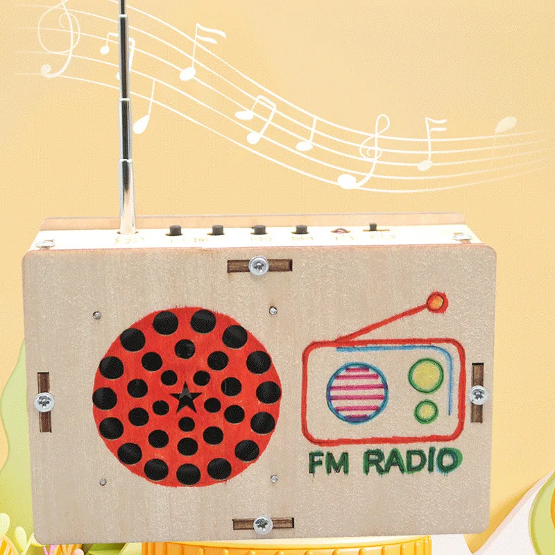 DIY FM Radio Model Student Science Education Scientific Training Experimental Equipment Steam Toys Birthday Gift G14
DIY FM Radio Model Student Science Education Scientific Training Experimental Equipment Steam Toys Birthday Gift G14