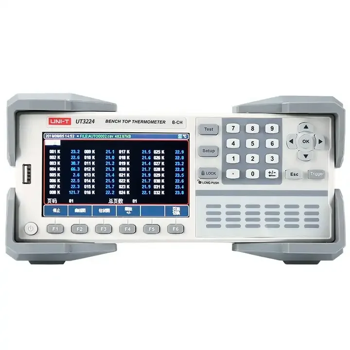 

UNI-T UT3224+ Multi-Channel Temperature Tester Intelligent Digital Display Thermometer Multi-Point Temperature Rise Recorder