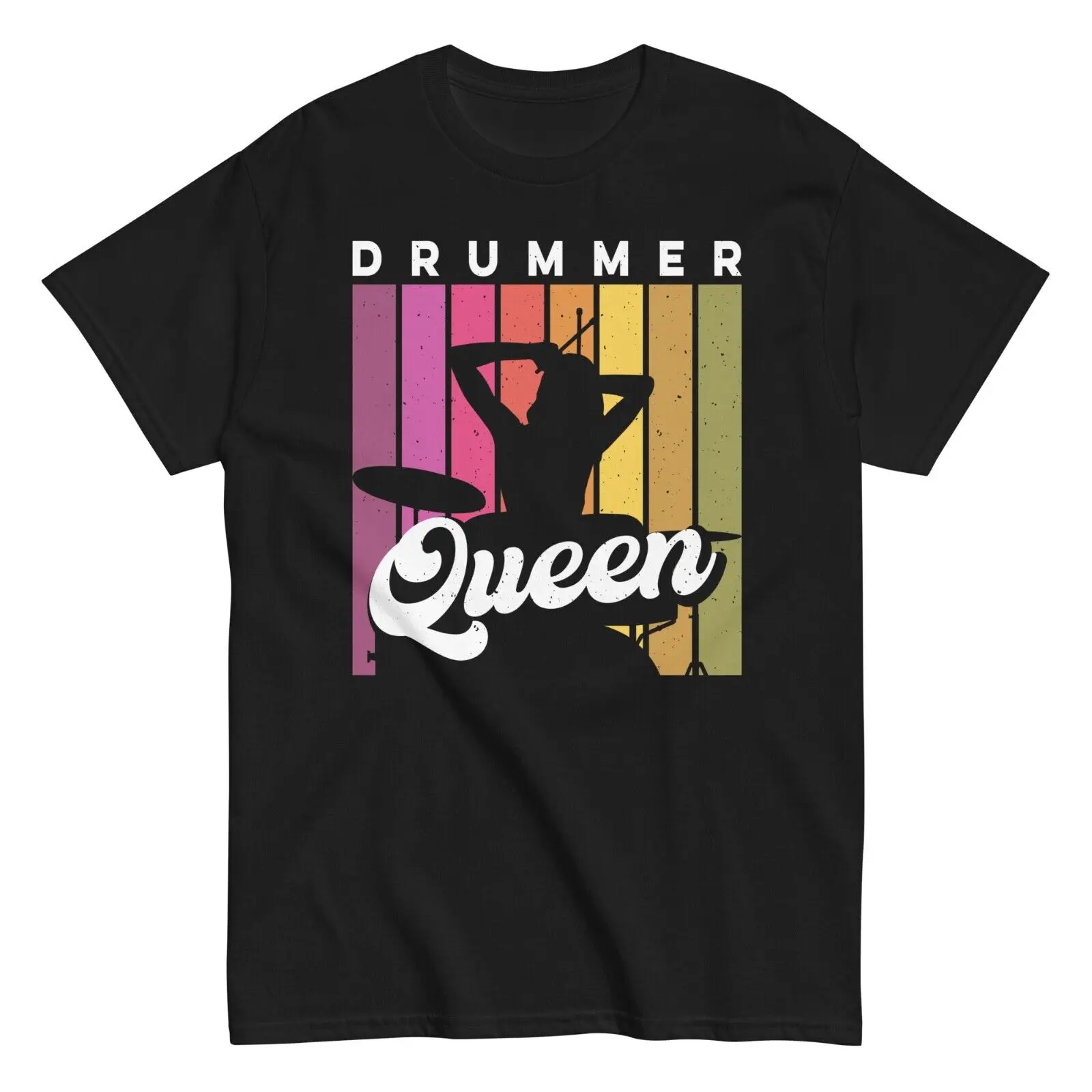 Новая женская футболка в стиле унисекс с изображением барабанщика, Подарочная футболка с изображением королевы девушки барабанщика
Новая женская футболка в стиле унисекс с изображением барабанщика, Подарочная футболка с изображением королевы девушки барабанщика