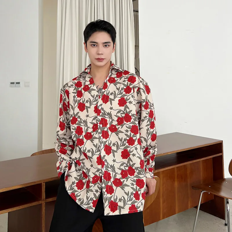 SYUHGFA Graphic Shirts Personality Flower Tops Trend Men's Long Sleeve Cardigan Korean Style Fashion Loose Printing Clothing
SYUHGFA Graphic Shirts Personality Flower Tops Trend Men's Long Sleeve Cardigan Korean Style Fashion Loose Printing Clothing