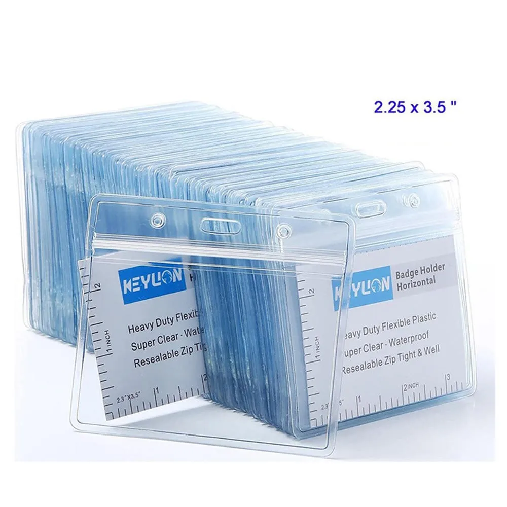 10pcs Transparent Card Sleeve Multi-Use Hard Plastic Badge Work Id Card Holder Clear Protector Cover Id Card Pouch Pvc Sleeves
10pcs Transparent Card Sleeve Multi-Use Hard Plastic Badge Work Id Card Holder Clear Protector Cover Id Card Pouch Pvc Sleeves