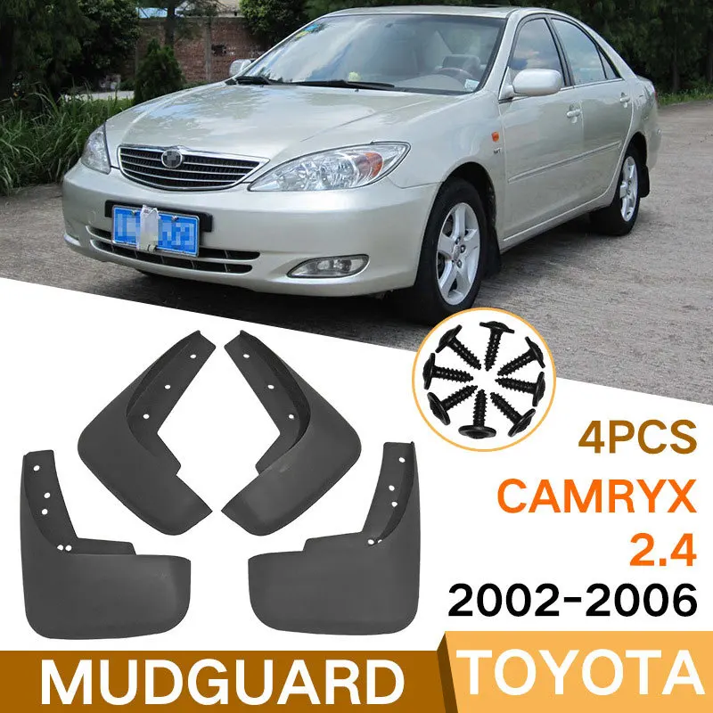 Брызговики для 2002-2006 Toyota Camry XV20 2,4, Автомобильные Брызговики, комплект деталей, передние и задние брызговики, автомобильные аксессуары
Брызговики для 2002-2006 Toyota Camry XV20 2,4, Автомобильные Брызговики, комплект деталей, передние и задние брызговики, автомобильные аксессуары