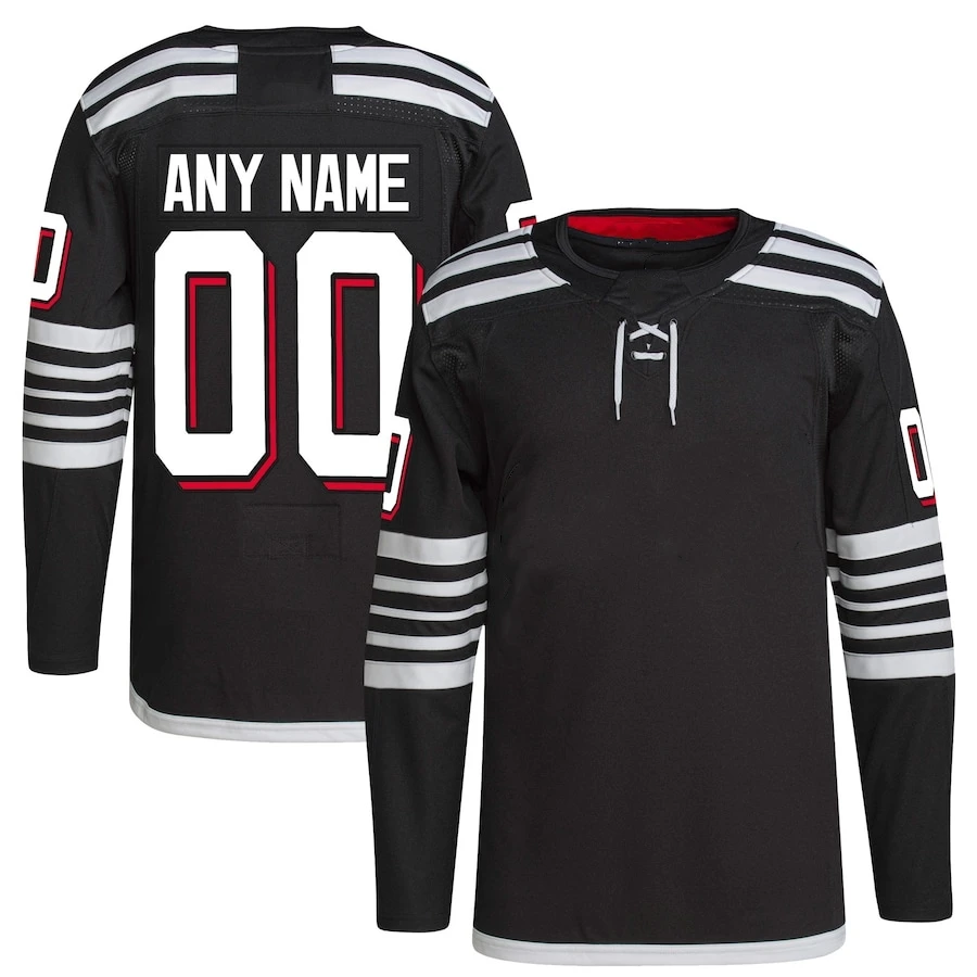 

Wholesale Stitched New Jersey Ice Hockey Jersey Red Name No. 86 Jack Hughes 13 Nico Hischier High Quality