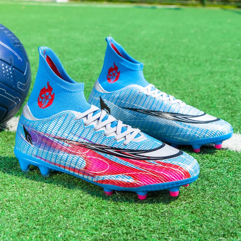 2023 NEW Men Soccer Shoes Adult Kids High Ankle Football Boots Cleats Grass Training Sport Footwear Men‘s Sneakers
2023 NEW Men Soccer Shoes Adult Kids High Ankle Football Boots Cleats Grass Training Sport Footwear Men‘s Sneakers