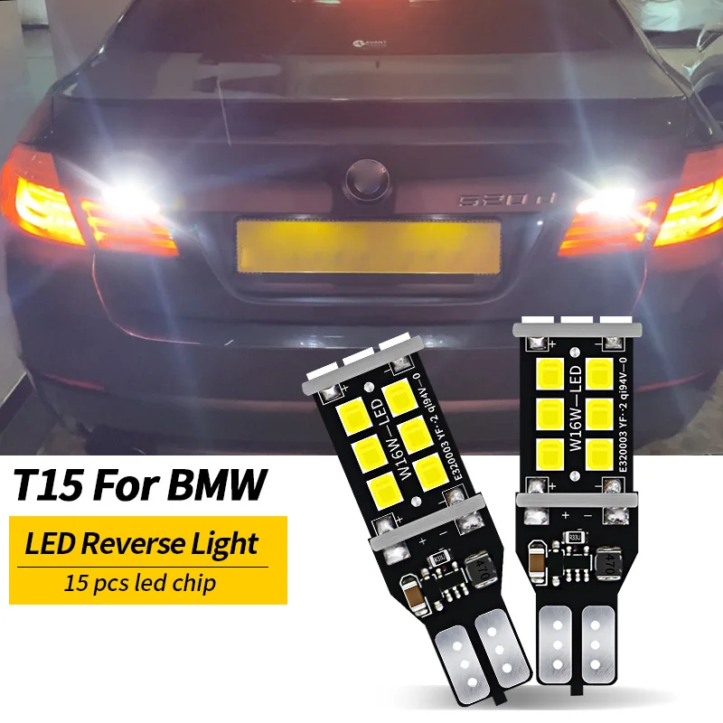 2pcs LED Reverse Light Blub Backup Lamp W16W T15 921 Canbus For BMW E81 E87 E88 E82 E92 E90 E91 E60 F07 F11 E61 1 3 5 Series
2pcs LED Reverse Light Blub Backup Lamp W16W T15 921 Canbus For BMW E81 E87 E88 E82 E92 E90 E91 E60 F07 F11 E61 1 3 5 Series