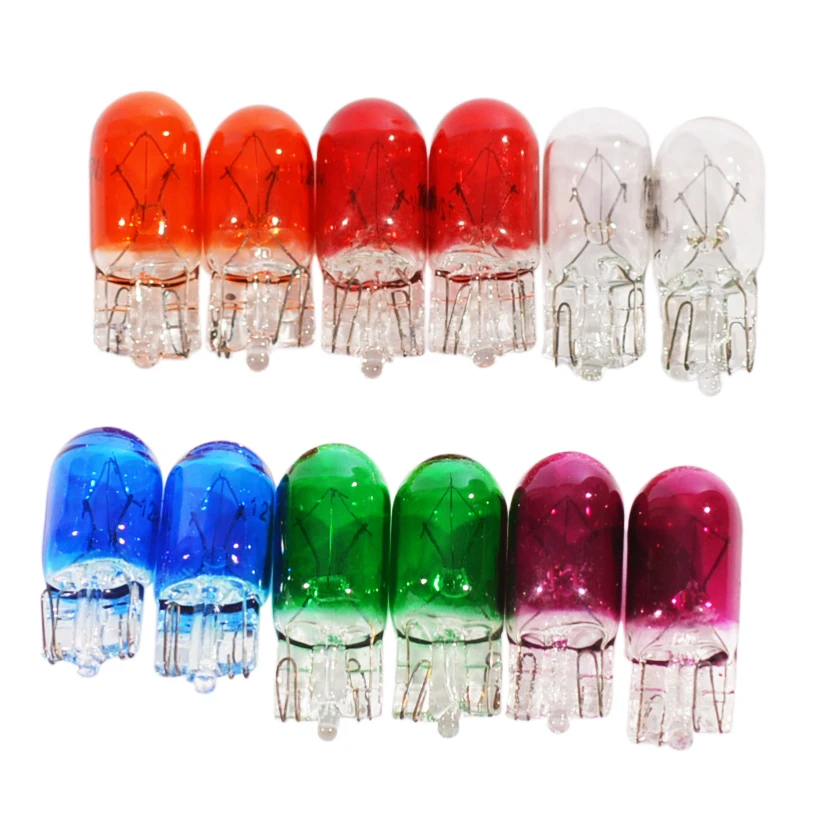 2Pcs 12V 5W T10 501 W5W Car Side Wedges Light Instrument Lamp Dashboard Halogen Bulbs Blue Clear Red Amber Green Violet
2Pcs 12V 5W T10 501 W5W Car Side Wedges Light Instrument Lamp Dashboard Halogen Bulbs Blue Clear Red Amber Green Violet
