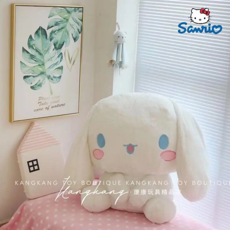 

Sanrio Cinnamoroll мультяшная Аниме Фигурка японская Милая большая ухая собака большая плюшевая Сидящая кукла подушка игрушка для детей на день рождения Kawaiigift