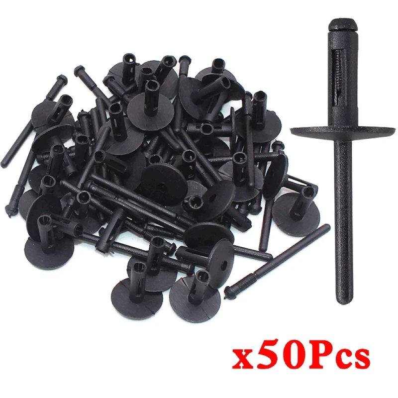 50pcs Plastic Expansion Blind Rivet Car Liners Bumper Clip Auto Fasteners Rivets for Most of Car Repair
50pcs Plastic Expansion Blind Rivet Car Liners Bumper Clip Auto Fasteners Rivets for Most of Car Repair