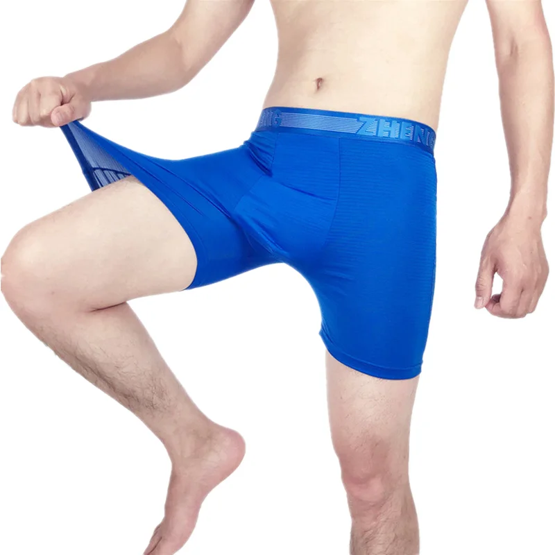 Men's Underwear Boxer Shorts Hombre Ice Silk Panites Man Solid Breathable Pouch Middle Long leg Underpant Male Cueca Calzoncillo
Men's Underwear Boxer Shorts Hombre Ice Silk Panites Man Solid Breathable Pouch Middle Long leg Underpant Male Cueca Calzoncillo