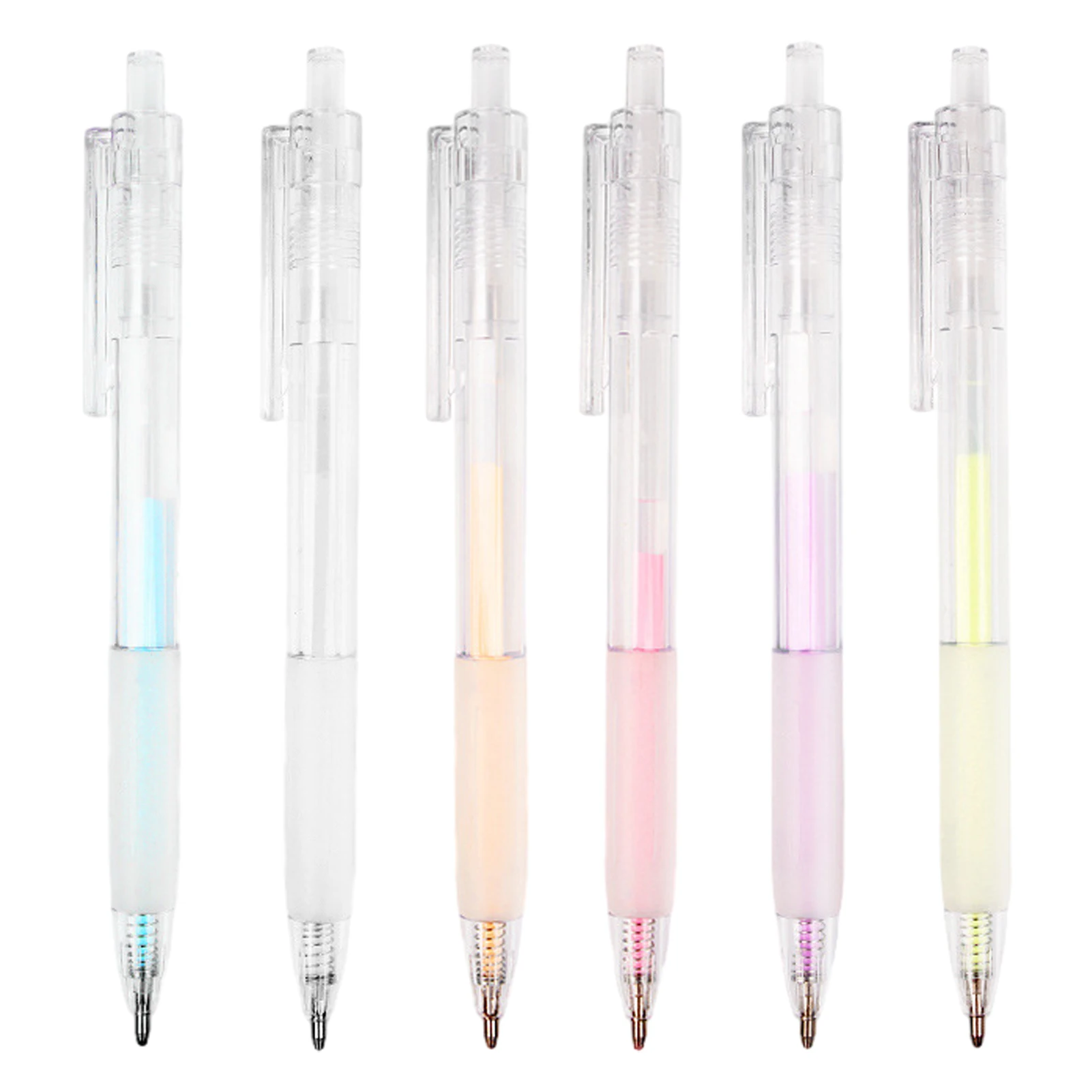 

6pcs Liquid DIY Precise Apply Quick Dry Easy Control Kids Friendly Card Making Glue Pen Family Crafting Like Writing Ball Point