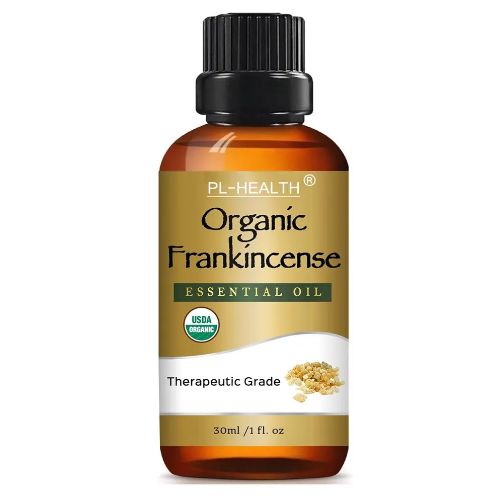 

30ML Organic Frankincense Essential Oil Boswellia Serrata, Pure Natural Undiluted, Therapeutic Grade for Diffuser Aromatherapy