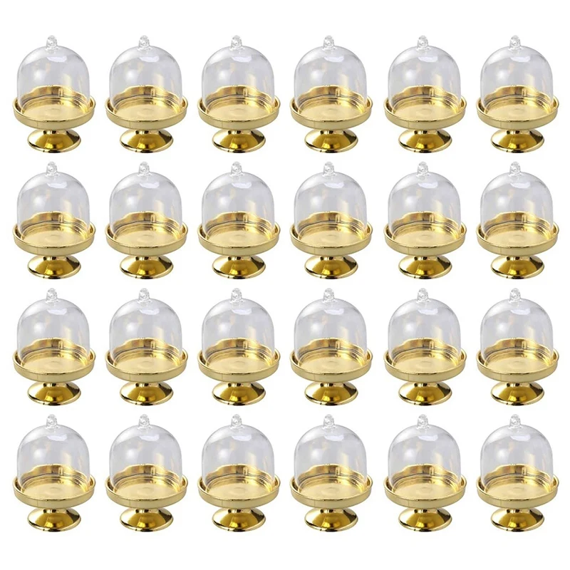 Golden Mini Cake Stand-Mini Cake Pan with Stand and Dome Cover 24 Single Cup Cake Stand Mini Dessert Pan
Golden Mini Cake Stand-Mini Cake Pan with Stand and Dome Cover 24 Single Cup Cake Stand Mini Dessert Pan