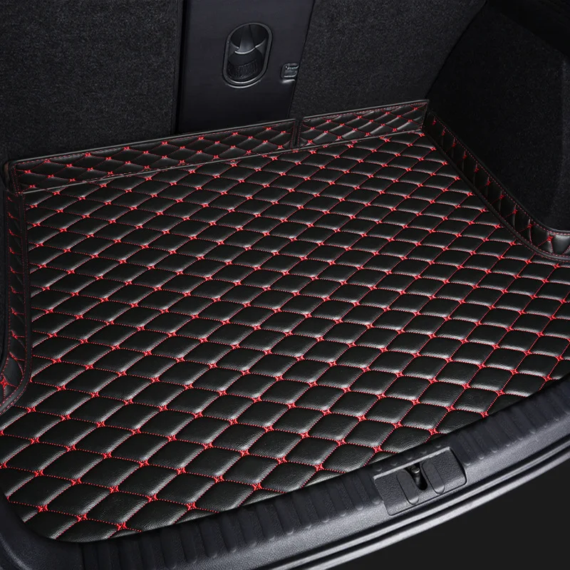

Подгоняемый коврик для багажника автомобиля из искусственной кожи для Peugeot 206 207 2008 2014-2019 2020-2022, аксессуары для салона автомобиля