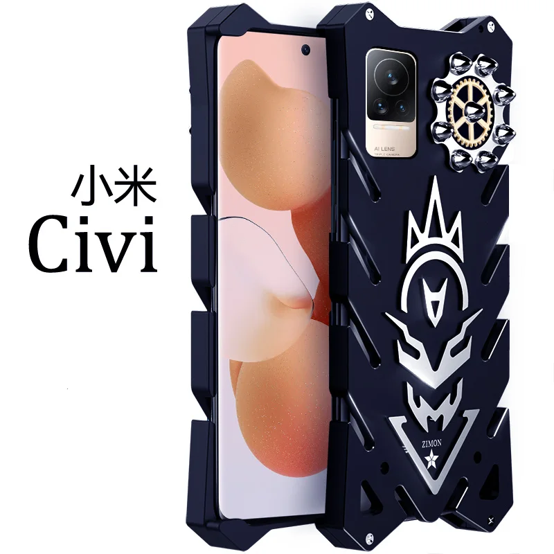 New Metal Steel Machinery For Xiaomi Mi Vici Thor Heavy Duty Armor Aluminum Phone For Xiaomi Mi Civi CoveCASE Cover
New Metal Steel Machinery For Xiaomi Mi Vici Thor Heavy Duty Armor Aluminum Phone For Xiaomi Mi Civi CoveCASE Cover