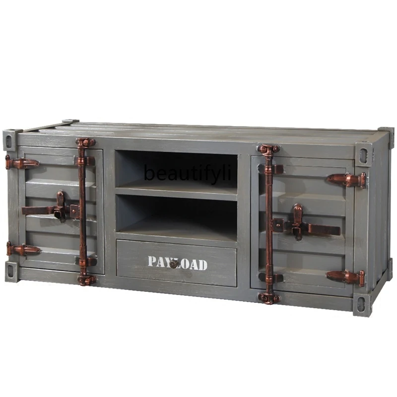 Nordic Industrial TV Cabinet Loft Iron Retro Creative Container Cabinet Custom Floor Cabinet Small Apartment Furniture
Nordic Industrial TV Cabinet Loft Iron Retro Creative Container Cabinet Custom Floor Cabinet Small Apartment Furniture