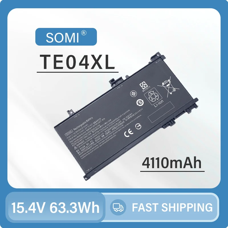 Somi-TE04XL Аккумулятор для ноутбука HP OMEN 15-AX200 15- AX218TX 15-AX210TX 15-AX235NF 15-AX202N 15-BC200 HSTNN-DB7T 905277-855
Somi-TE04XL Аккумулятор для ноутбука HP OMEN 15-AX200 15- AX218TX 15-AX210TX 15-AX235NF 15-AX202N 15-BC200 HSTNN-DB7T 905277-855