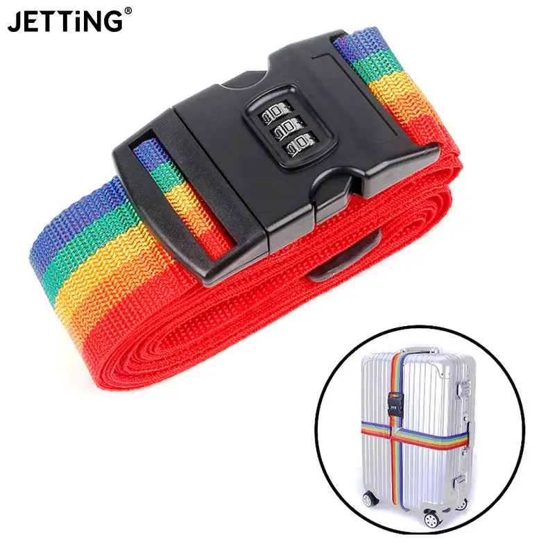 

1.65M/2M Travel Luggage Strap Adjustable Password Lock Packing Belt Baggage Secure Lock Anti-theft Luggage Strap Bundling Belt