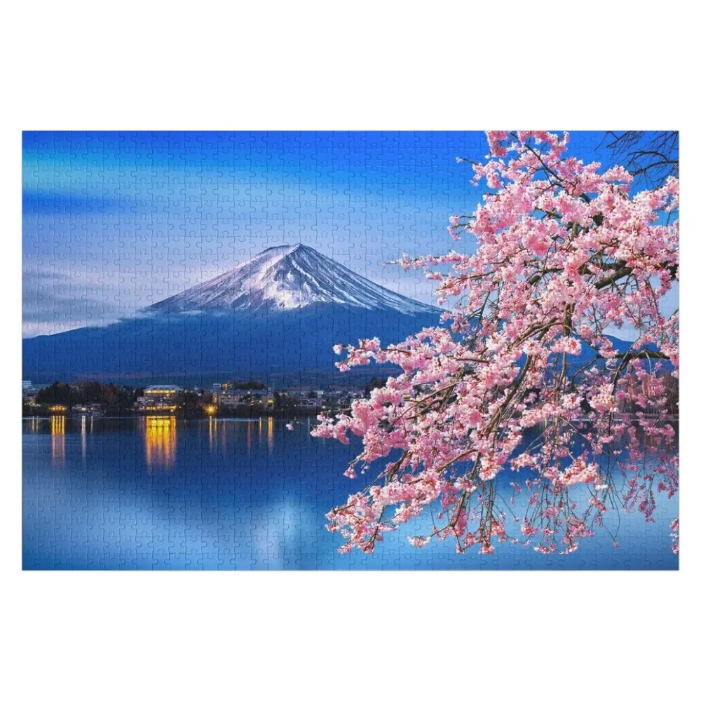 

Cherry Blossoms After Winter Jigsaw Puzzle Custom Wooden Name Wood Adults Wooden Boxes Puzzle