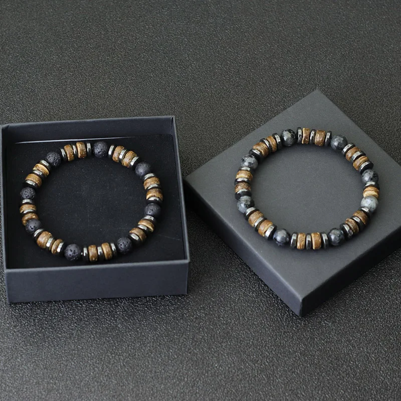 New Vintage Men Bracelet Stone Natural Wooden Braclet Homme Hematite Tiger Eyes Braslet Coconut Bead Brazalete Pulsera Hombre New Vintage Men Bracelet Stone Natural Wooden Braclet Homme Hematite Tiger Eyes Braslet Coconut Bead Brazalete Pulsera Hombre