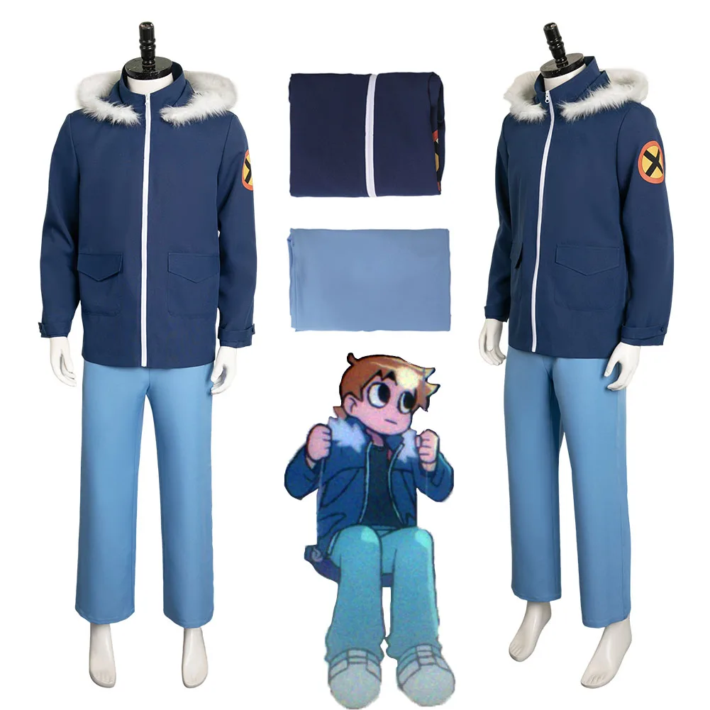 Anime Scott Pilgrim Takes Off Scott Cosplay Costume Adult Men Male Fantasia Roleplay Outfits Halloween Carnival Disguise Suit
Anime Scott Pilgrim Takes Off Scott Cosplay Costume Adult Men Male Fantasia Roleplay Outfits Halloween Carnival Disguise Suit
