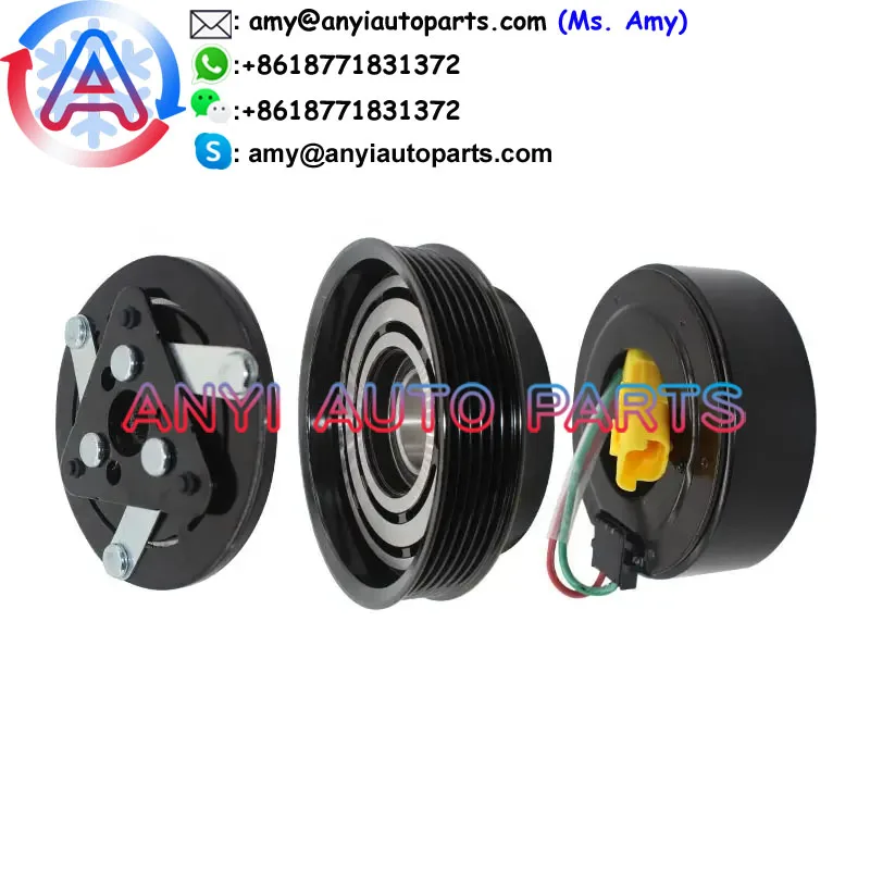 ANYI AUTO PARTS CA5044 CLUTCH ASSEMBLY sanden SD6V12 6V12 6PK for RENAULT 8200578856 2763000Q0D 2763000Q0N
ANYI AUTO PARTS CA5044 CLUTCH ASSEMBLY sanden SD6V12 6V12 6PK for RENAULT 8200578856 2763000Q0D 2763000Q0N