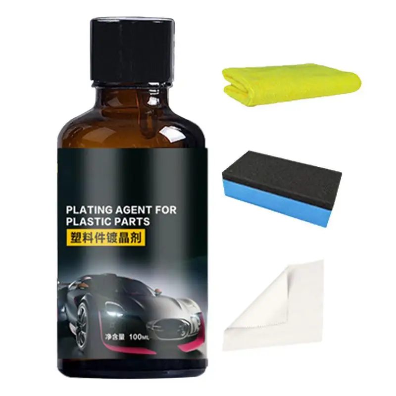

Trim Restorer Automotive 100ml Coating Renewal Agent Spray Car Cleaner Safe For Cars Trucks Motorcycles RVs & More Restores Lost