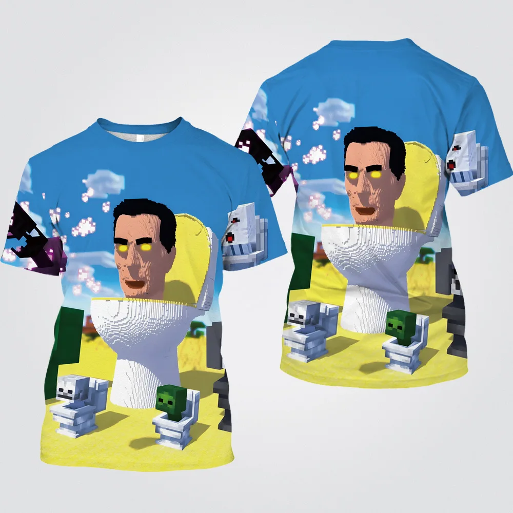 Hot Game Skibidi Toilet TShirt Kids Anime 3D Print Streetwear Teens Boys Casual Fashion Short Sleeve T-Shirt Baby Girls Clothing
Hot Game Skibidi Toilet TShirt Kids Anime 3D Print Streetwear Teens Boys Casual Fashion Short Sleeve T-Shirt Baby Girls Clothing