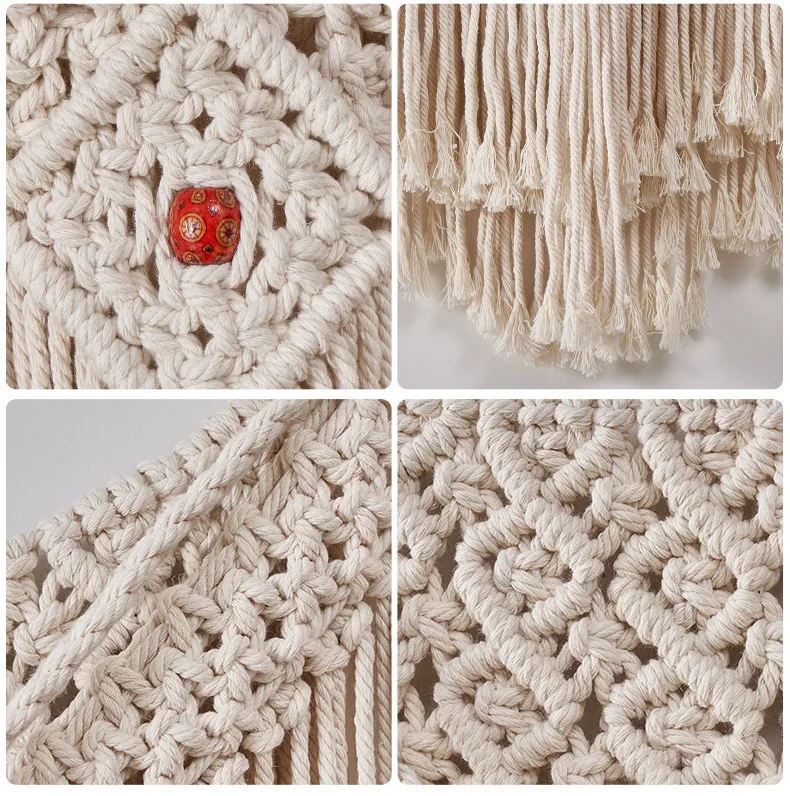 Nordic Woven Wall Tapestry - Handmade Cotton Tassel Decor 1 S2cbb2e3bcc1f47ac9df69cdba16aa4c4A