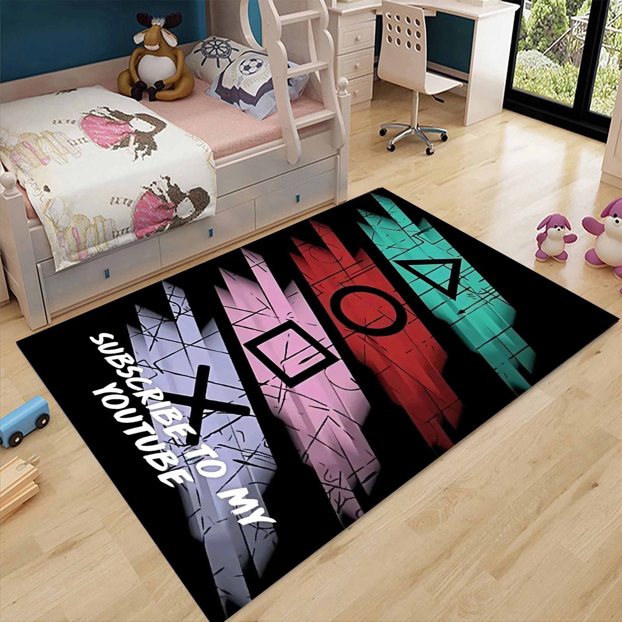 Cookie Game Pattern Process Art Rug for Bedroom Living Room Flannel Mats Home Decor Non-Slip Floor Pad Rugs
Cookie Game Pattern Process Art Rug for Bedroom Living Room Flannel Mats Home Decor Non-Slip Floor Pad Rugs