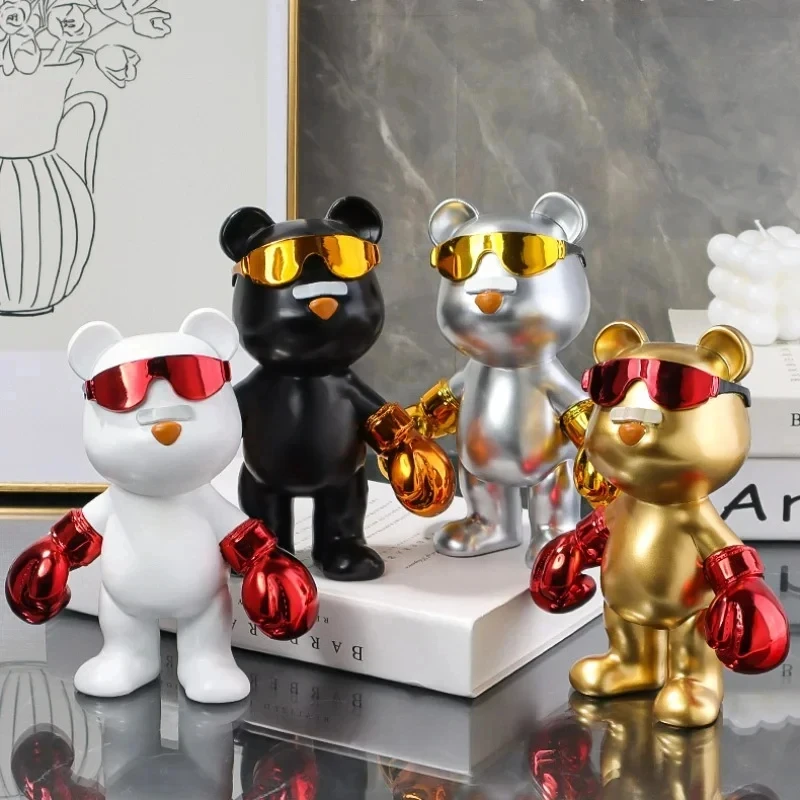Hot selling boxer, violent bear, living room, office, modern home, light luxury decoration, resin jewelry, holiday gifts
Hot selling boxer, violent bear, living room, office, modern home, light luxury decoration, resin jewelry, holiday gifts