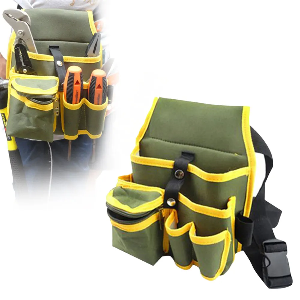 

Multifunctional Tool Storage Bag Pouch Belt Electrician Toolkit Drill Waist Bag Wrench Screwdriver Hardware Tool Bags Organizer