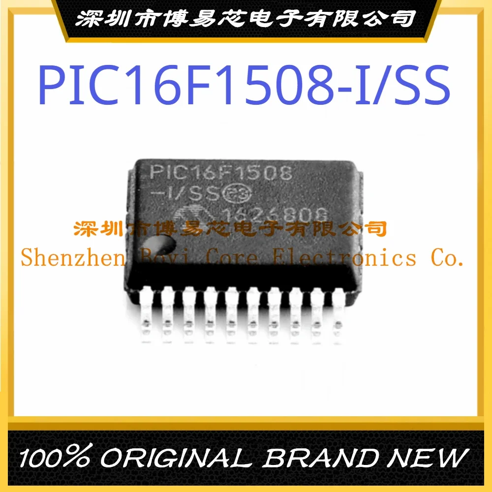 PIC16F1508-I/SS package SSOP-20 new original genuine microcontroller IC chip
PIC16F1508-I/SS package SSOP-20 new original genuine microcontroller IC chip