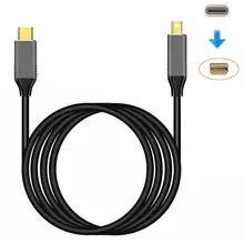USBC to Mini displayport Cable 6Ft USB Type C Thunderbolt 3 to mini DP Cord 4k practical portable cables
USBC to Mini displayport Cable 6Ft USB Type C Thunderbolt 3 to mini DP Cord 4k practical portable cables